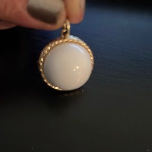 Gold & White Pendant